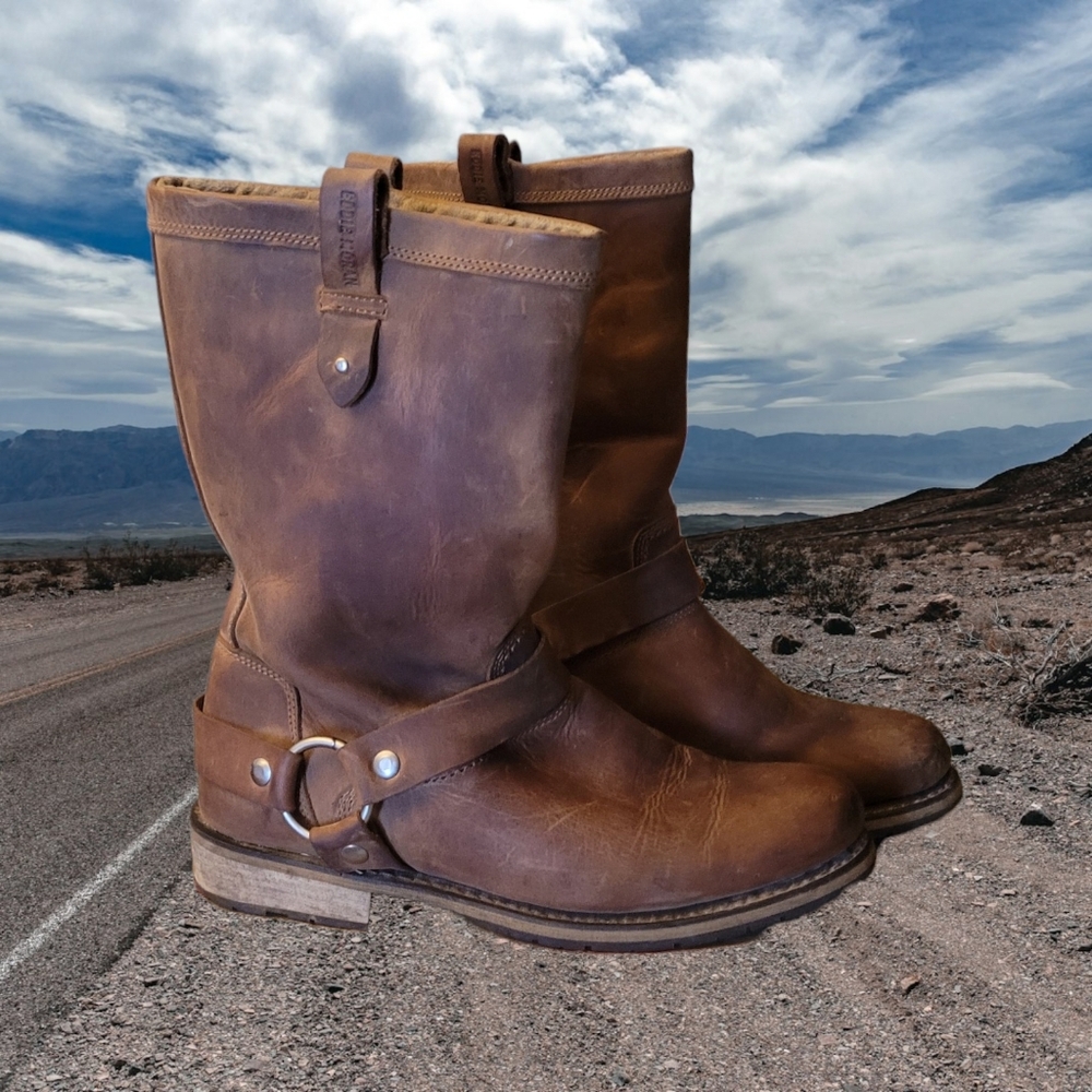 Men's Brown Leather Boots